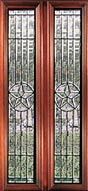 Austin clear leaded glass