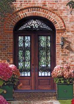 Wrought Iron entry door